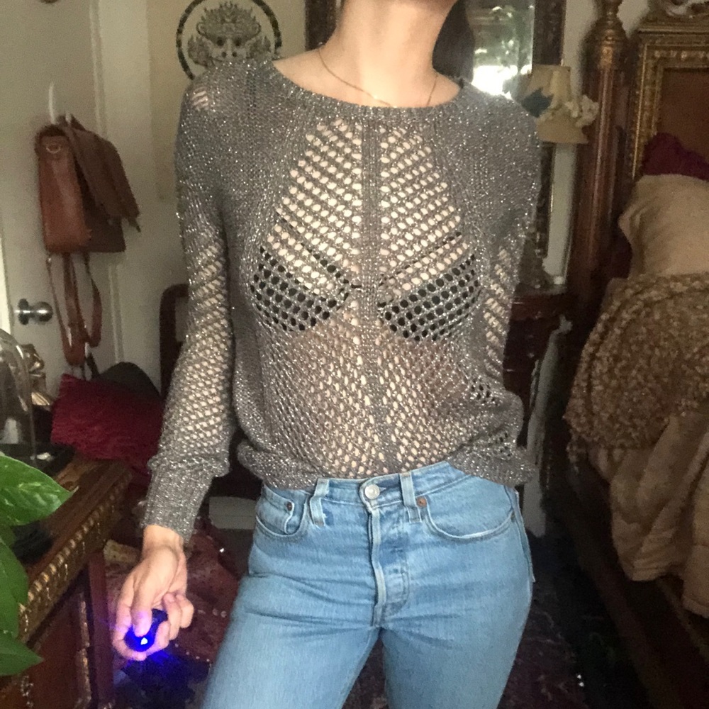 Rock&Republic open knit sweater